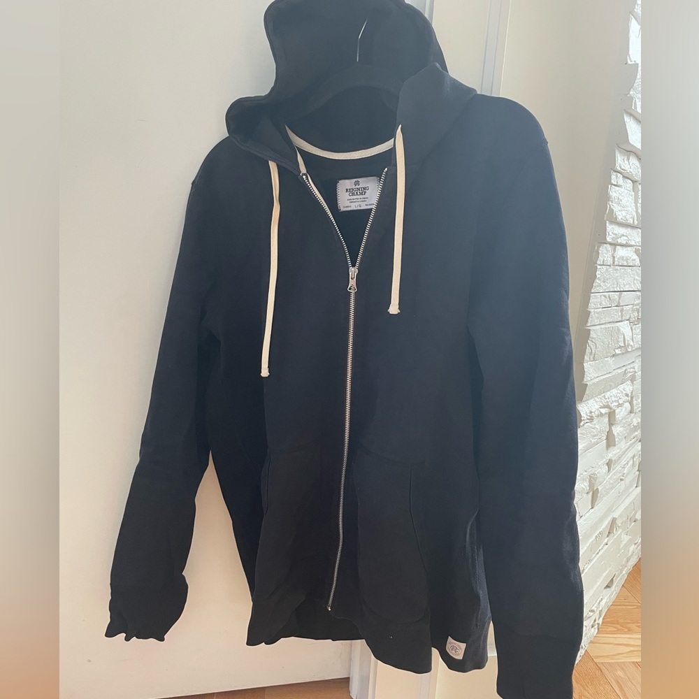 Reigning Champ Zip Heavy Weight Terry Sweatshirt in Size Large